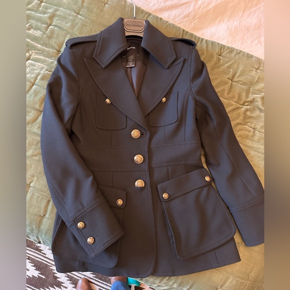 Smythe Military Jacket - Black with gold buttons - Picture 1 of 3